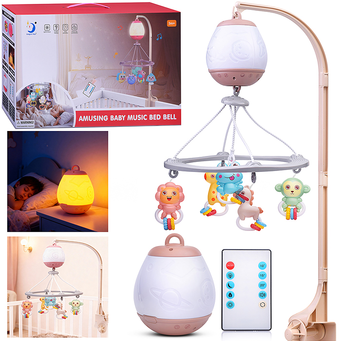 Мобиль на кроватку HL2025-79 "Волшебные карусели" в коробке