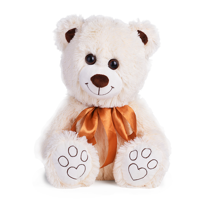 Медведь Снежок  В75 молочный 