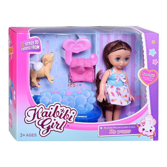 Кукла BLD226 "Маша" с аксессуарами, в коробке