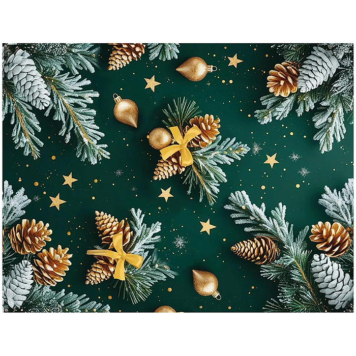 Конверт художественный малый "Еловые шишки"