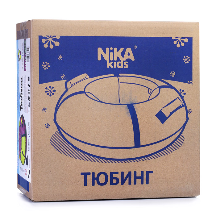Игрушка. Тюбинг "Классик" 70см (фиолетовый-лимонный)