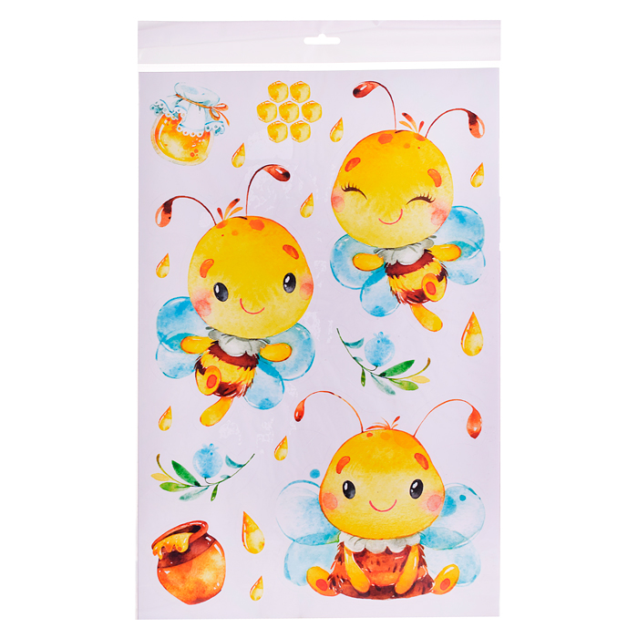 Декоративные наклейки. Пчелки (30х45 см)