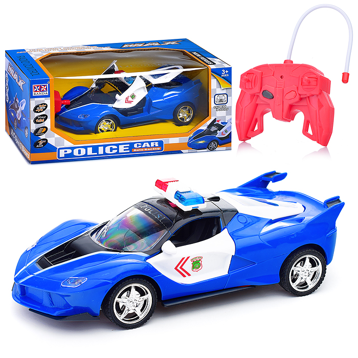 Машина 737-5588-2 "Полиция" р/у, 27 MHz, в коробке