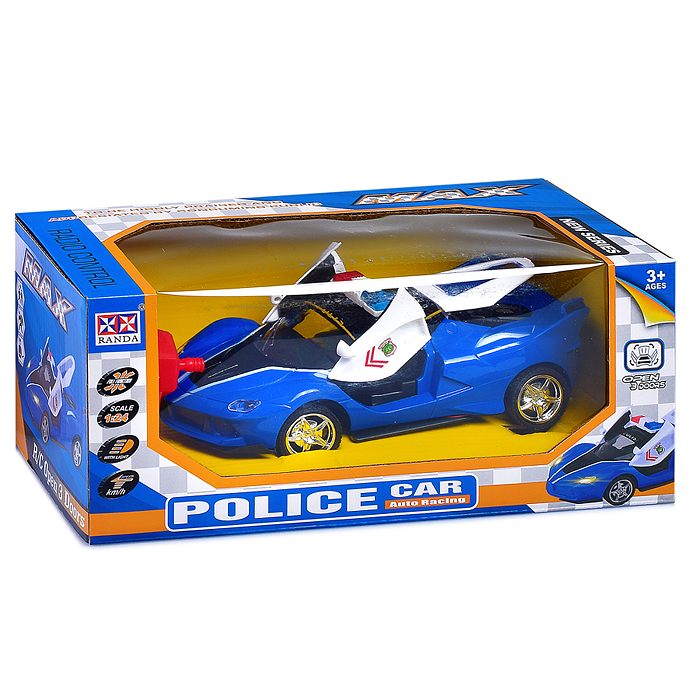 Машина 737-5588-2 "Полиция" р/у, 27 MHz, в коробке