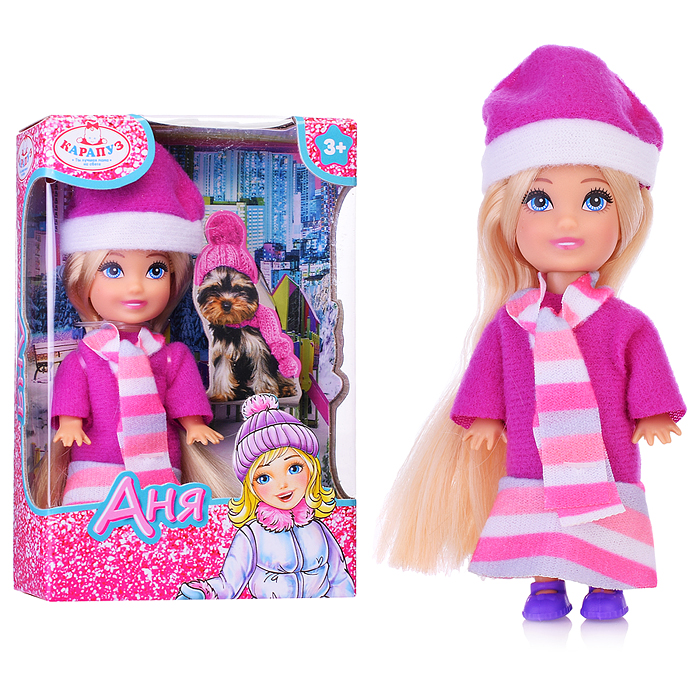 Кукла Анечка 12см, с аксессуарами, в коробке