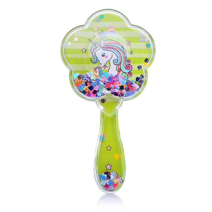 Расческа-шейкер 00-3604 "Радужный единорожка" Микс