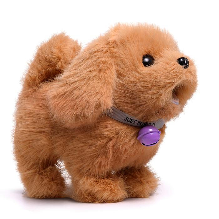 Собака 00-6812 "Ричи" (бегает, записывает, лает, виляет хвостом, открывает пасть) в пакете