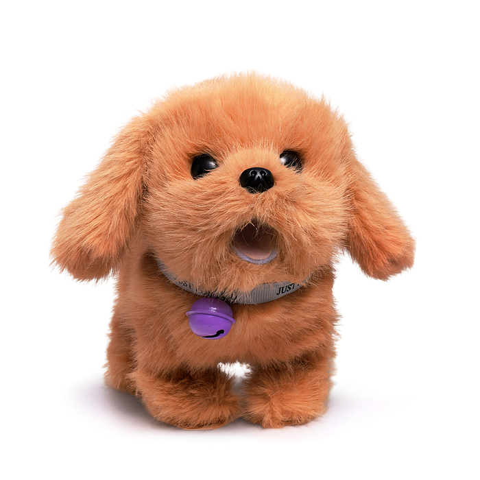 Собака 00-6812 "Ричи" (бегает, записывает, лает, виляет хвостом, открывает пасть) в пакете