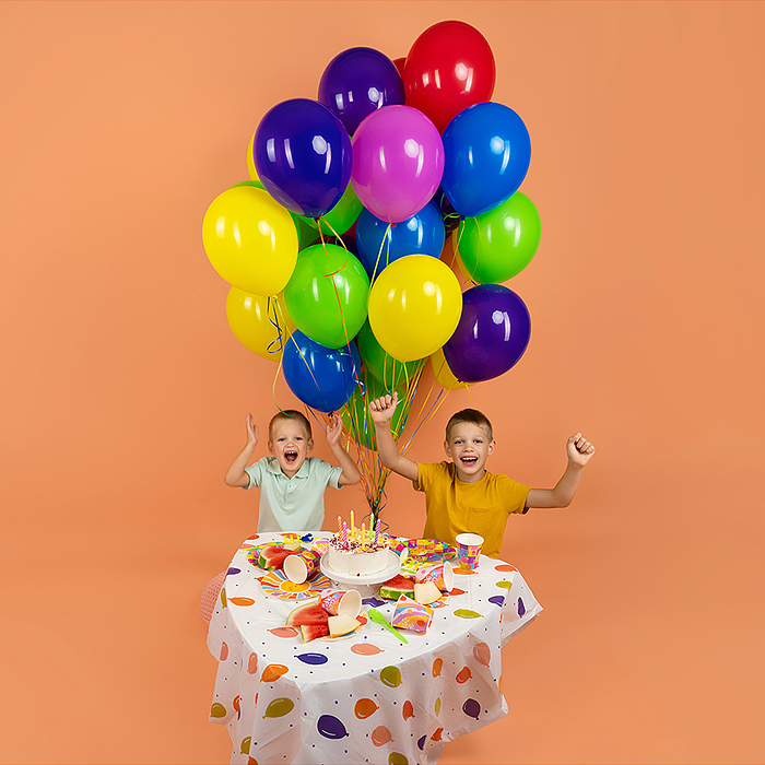 Шар (10''/25 см) Ассорти, пастель, 100 шт.