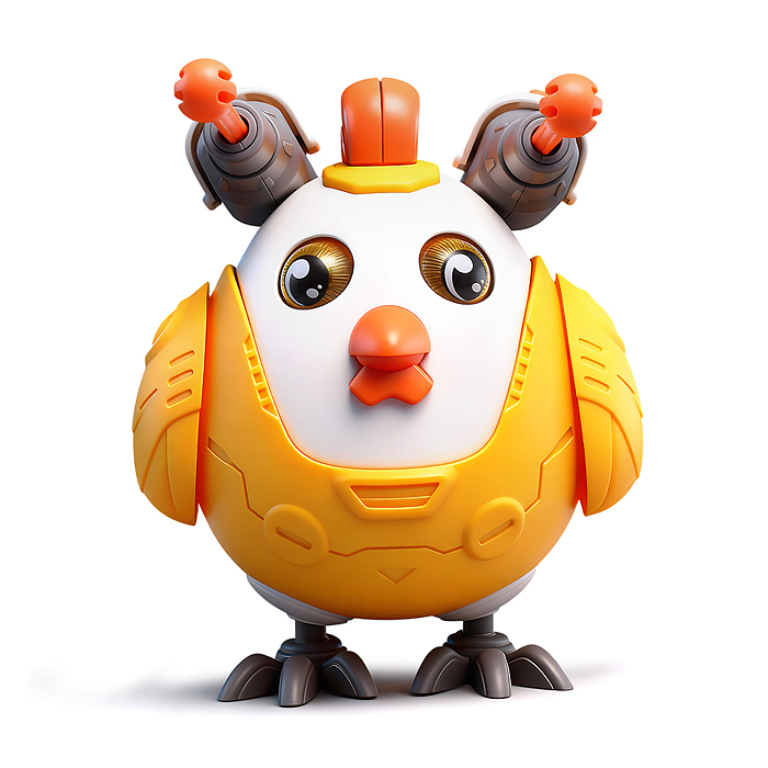 Конструктор ECXP2204-1 "Цыпленок", в коробке