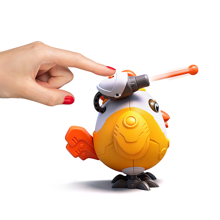 Конструктор ECXP2204-1 "Цыпленок", в коробке