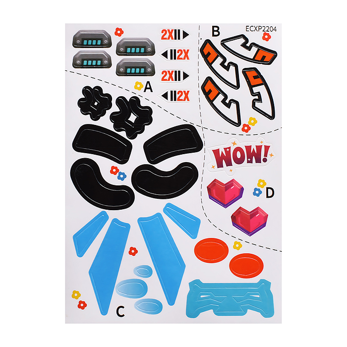 Конструктор ECXP2204-1 "Цыпленок", в коробке