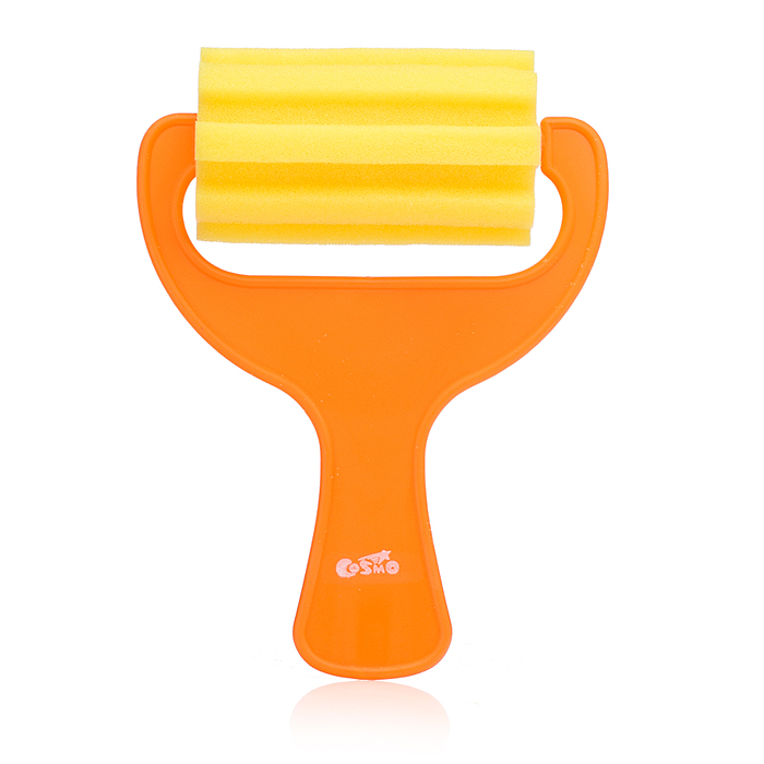 Набор валиков фигурных "Cosmo" 4 шт - 4 формы, из спонж-материала, пластиковая ручка, в пла