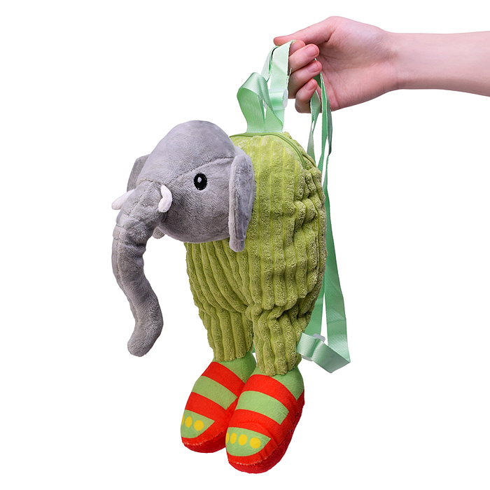 Мягкая игрушка М1628 "Слон" в сандалях, 30 см.