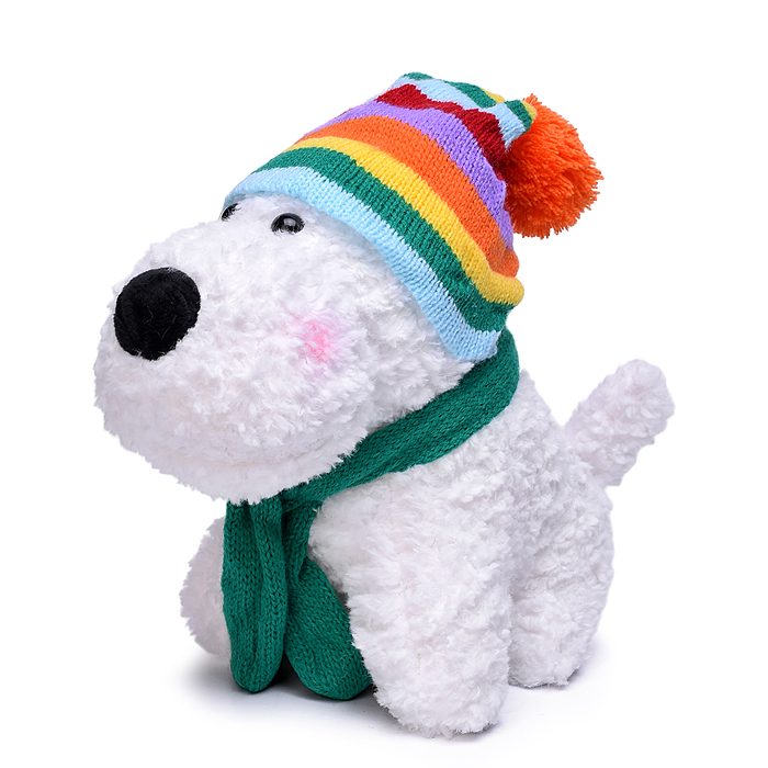 Мягкая игрушка М1629 "Собака" 23 см.