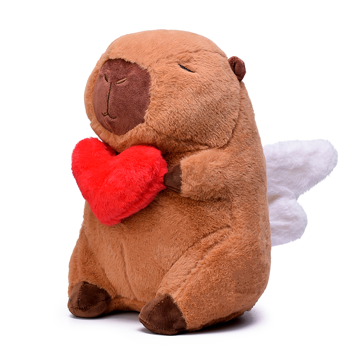 Мягкая игрушка М1593 "Капибара" с сердечком