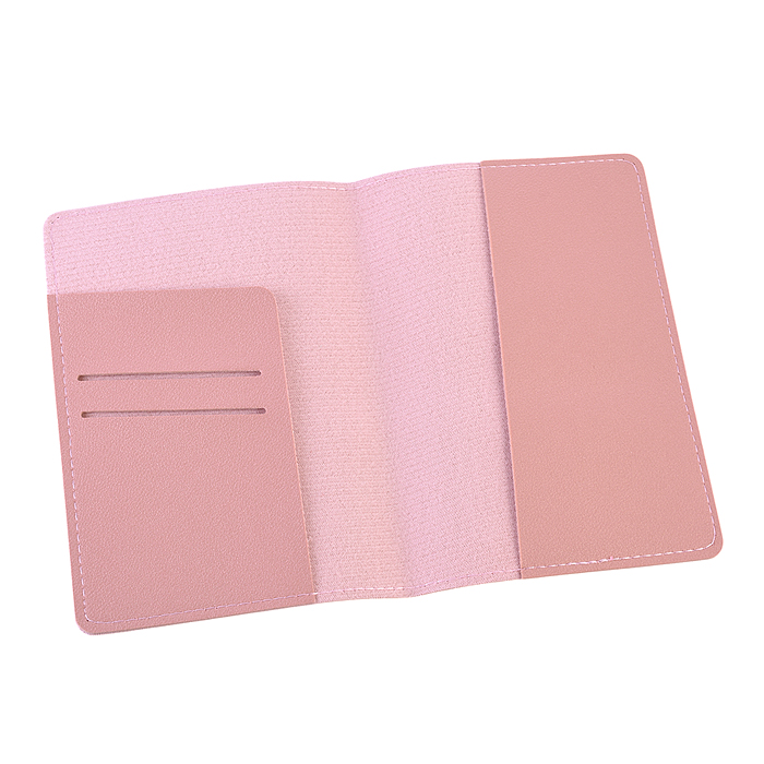 Обложка для паспорта "Casual" 10x14 см, искусственная кожа, отстрочка, 2 отделения для визиток