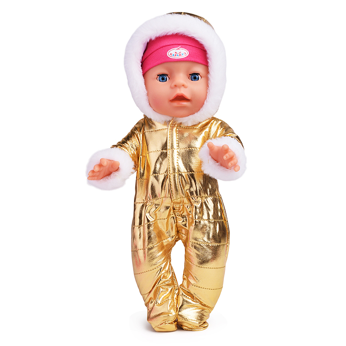 Пупс озвуч Шаинский музыка 35 см, пьет, писает, закр. глазки, 4 акс, 2000 слов 