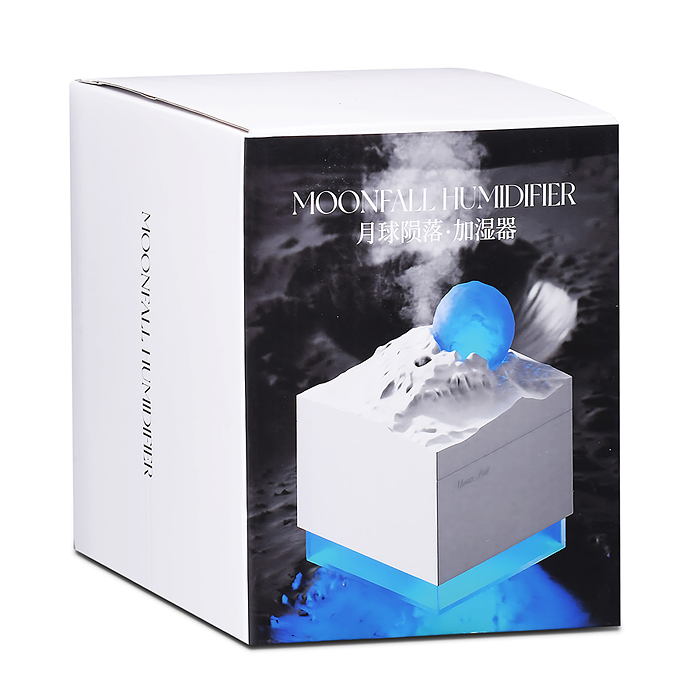 Светильник-увлажнитель JSQ-3 "Луна" цвет белый, в коробке