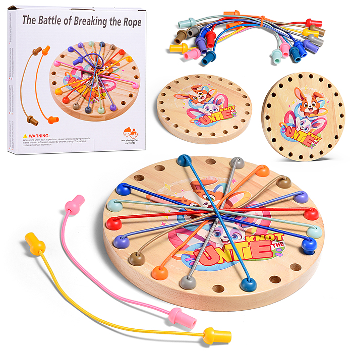 Игра развивающая D2152 "Развяжи шнурок"