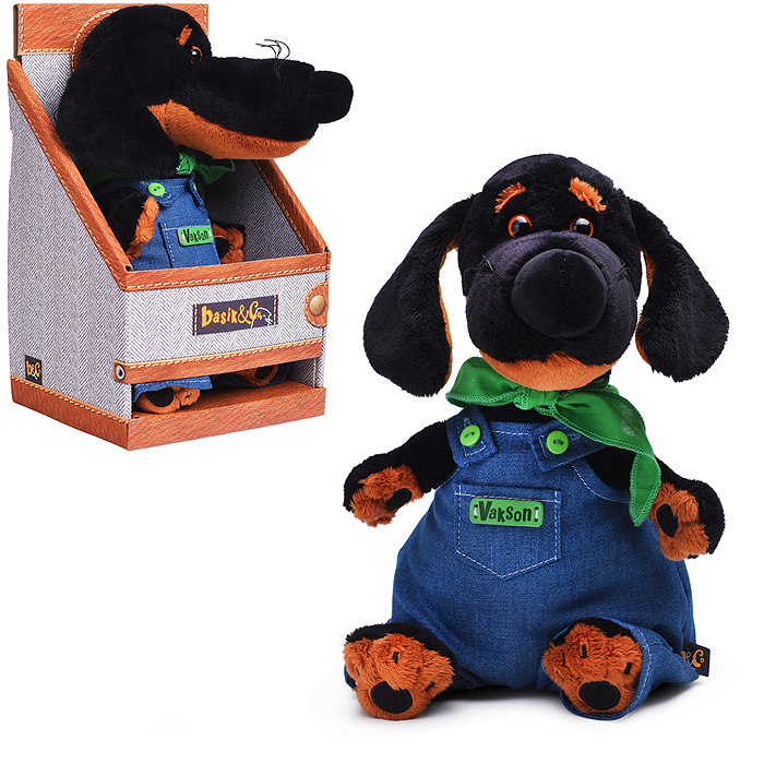 Собака Ваксон в комбинезоне "Деним"