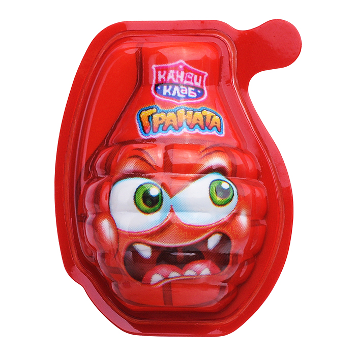 Жевательный мармелад с кислой начинкой "Граната" 10г*50шт