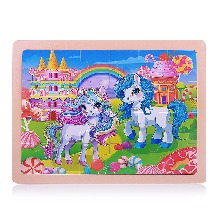 Пазл D2229 "Сказочные единороги"