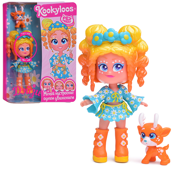 Игровой набор кукла Pets Party. Кукла Daisy и питомец