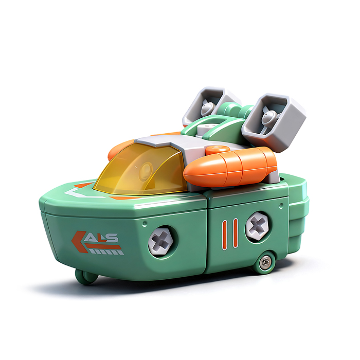 Конструктор ECXP2104-2 "Робот" с отверткой, в коробке