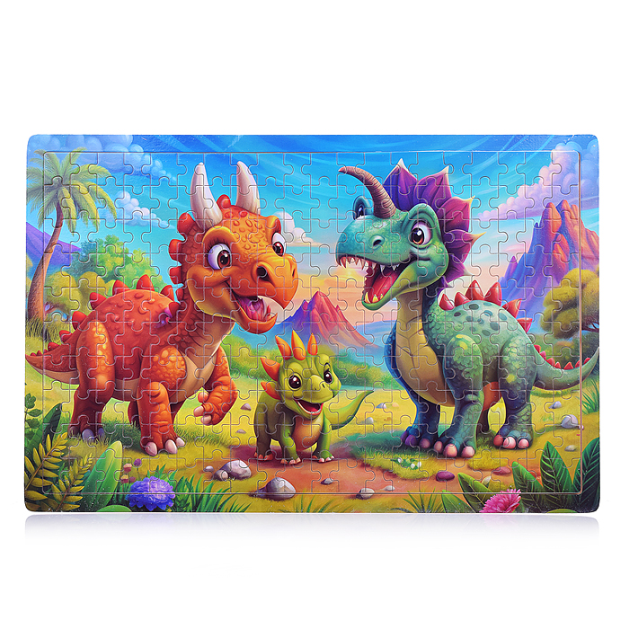 Пазл D2181 "Мир динозавров"