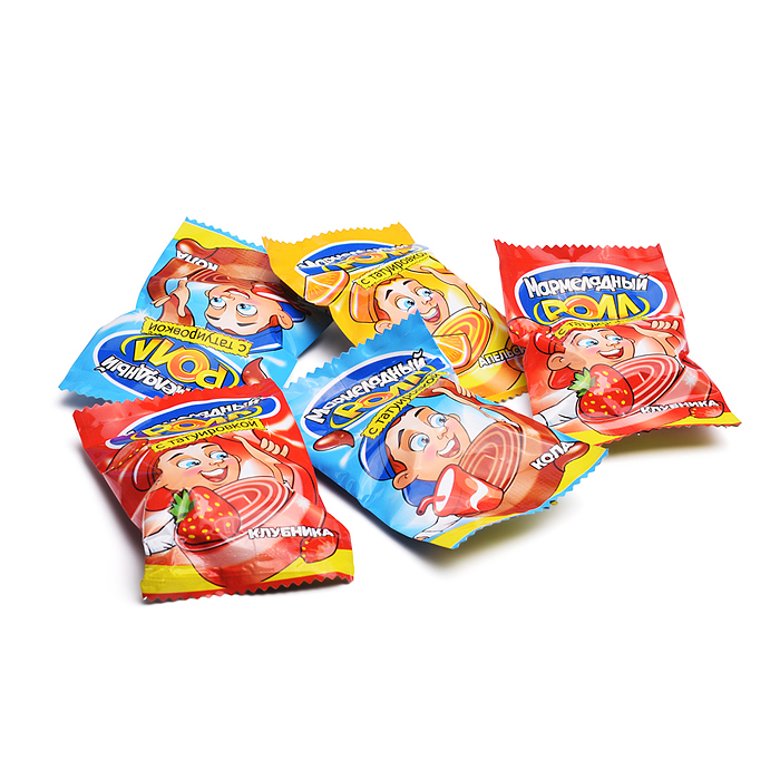 Мармелад "Мармеладный ролл" с татуировкой 12гр*36шт