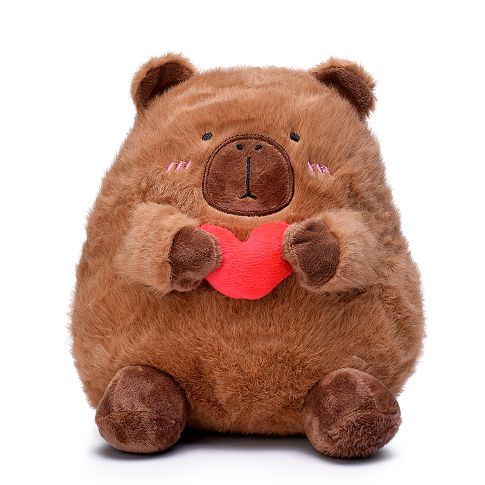 Мягкая игрушка М1617 "Капибара" 18 см.