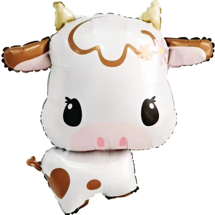 Шар (28''/71 см) Фигура, Милая корова, 1 шт. в уп.