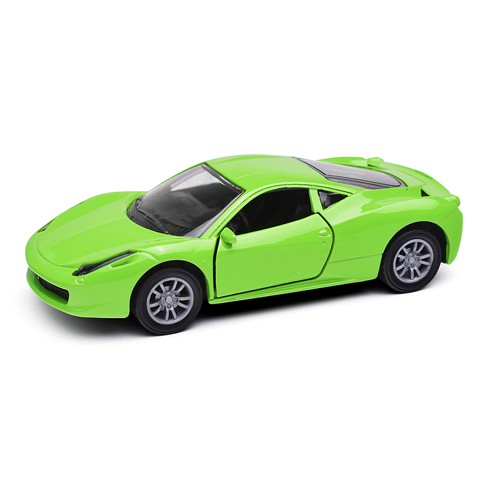 Зеленая инерционная машинка Универсал die-cast,1:32, открывающиеся двери 
