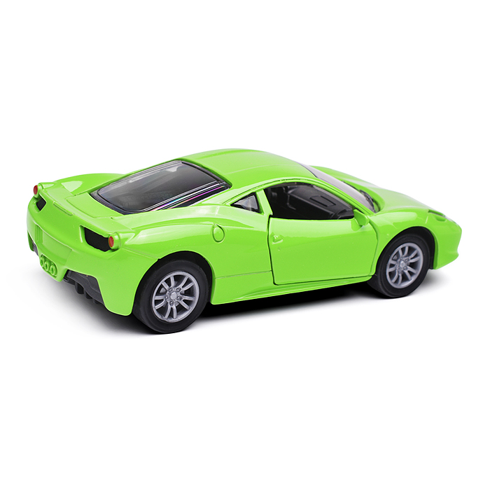 Зеленая инерционная машинка Универсал die-cast,1:32, открывающиеся двери 