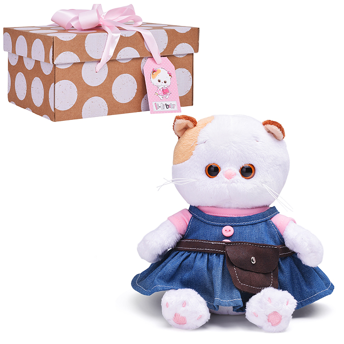 Кошечка Ли-Ли baby в сарафане "Деним"