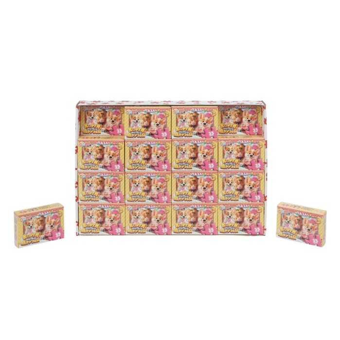 Пазлы 35 "Корги и милые друзья" 