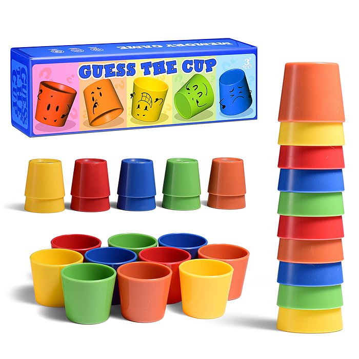 Игра развивающая D2193 "Стаканчики" в коробке