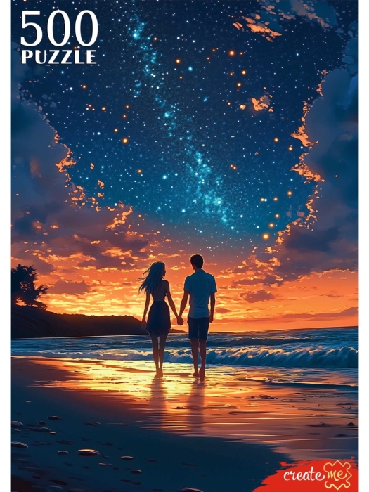 Пазлы 500 "Прогулка по пляжу"