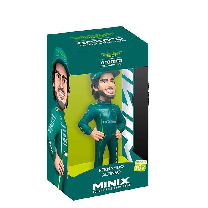 Коллекционная фигурка "Формула-1" - Фернандо Алонсо Aston Martin, 12 см