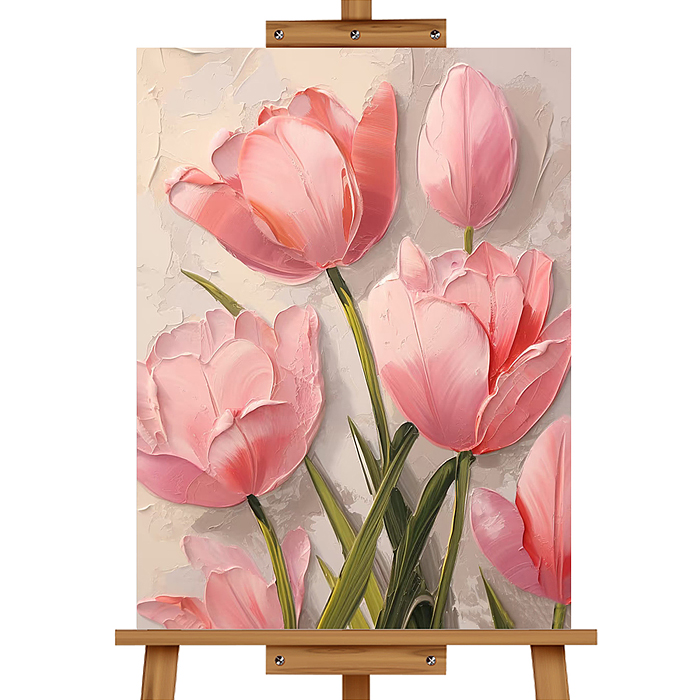 Набор для рисования MKR4030-70 "Картина по номерам 30х40см. Распускающиеся тюльпаны"