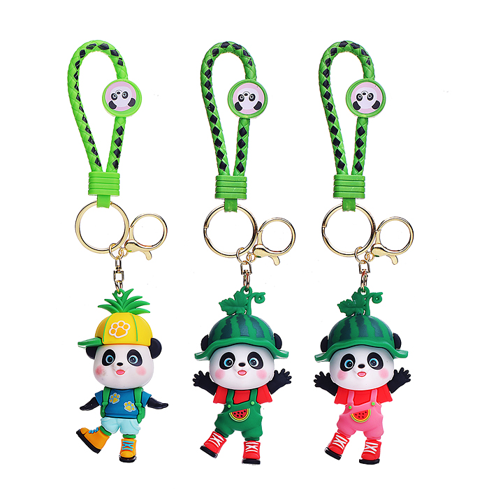 Брелок 00-7558 "Стильная панда" (микс)