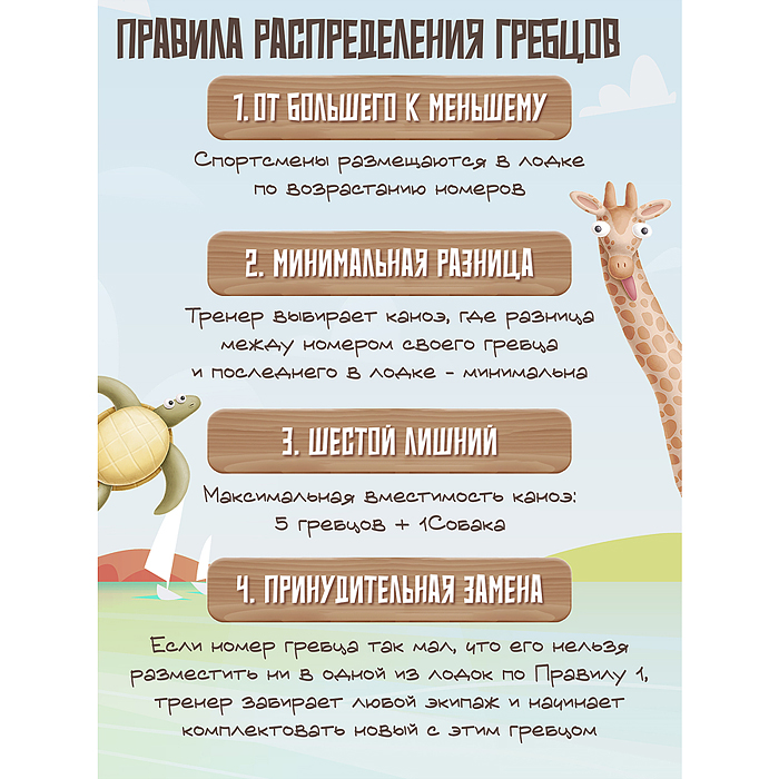 Карточная игра для компании. Каноэ