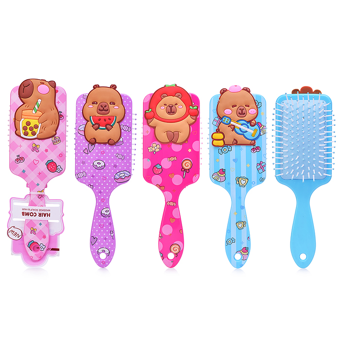 Расческа детская 00-7547 "Модный капибара"