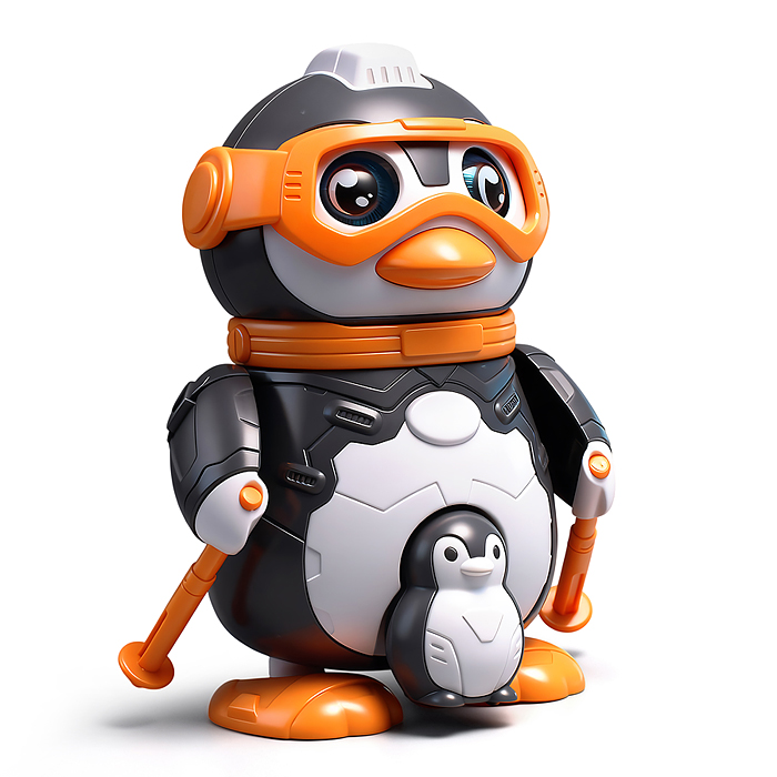 Конструктор ECXP2302-1 "Пингвин", в коробке