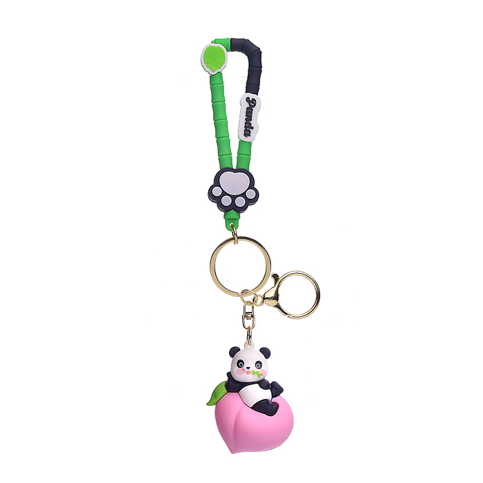 Брелок 00-7561 "Панда на фрукте" (микс)