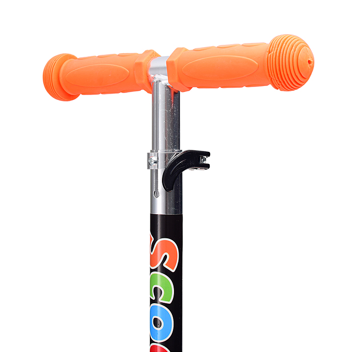 Самокат U026125Y оранжевый, 3-х колесный, в коробке