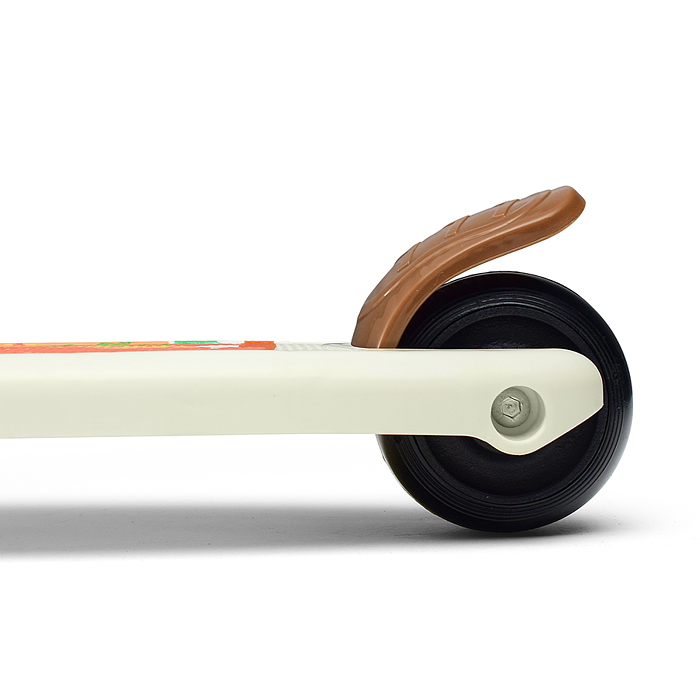 Самокат U001198Y 3-х кол., коричневый, PU, в коробке