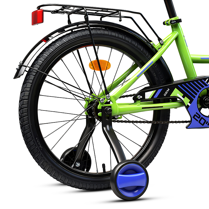 Велосипед 20" Rocket Gem, цвет зеленый