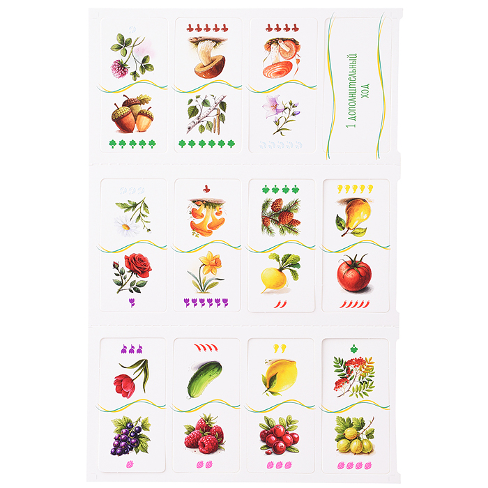 Домино логопедическое "Растения" (ассоциации)